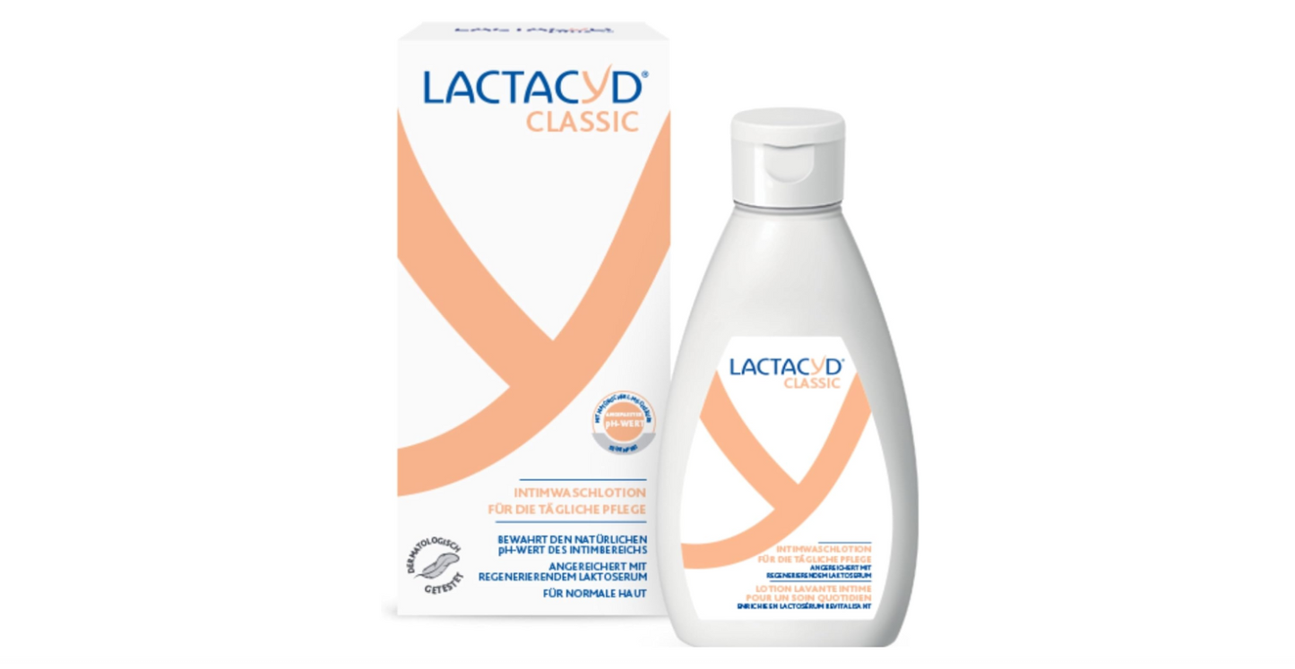 Lactacyd caring wash emulsion - intimate hygiene - intimate care - 300 ml