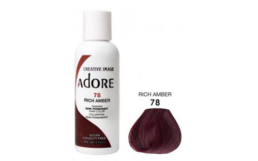 Adore Semi Permanent Hair Color 78 - Rich Amber 118 ml