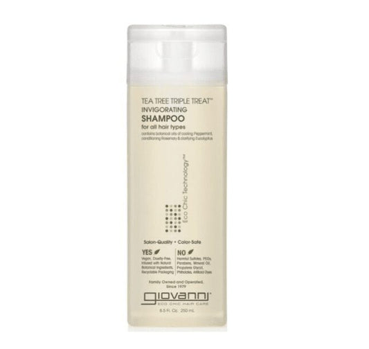 Giovanni Cosmetics Tea Tree Triple Treat Invigorating Shampoo 8.5oz