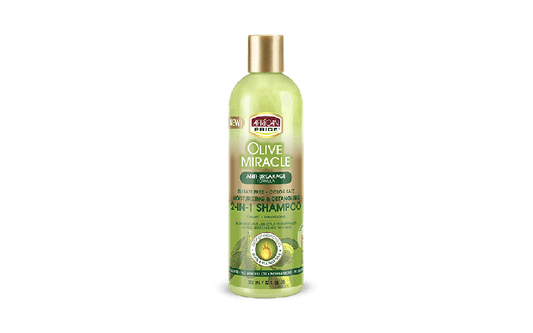 African Pride Olive Miracle 2 in 1 Shampoo 12 oz