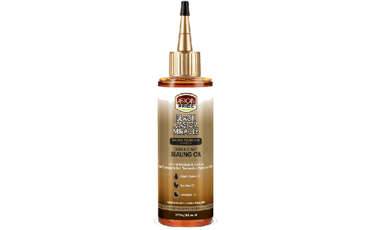 African Pride Black Castor Miracle Hair &amp; Scalp Sealing Oil 177 ml