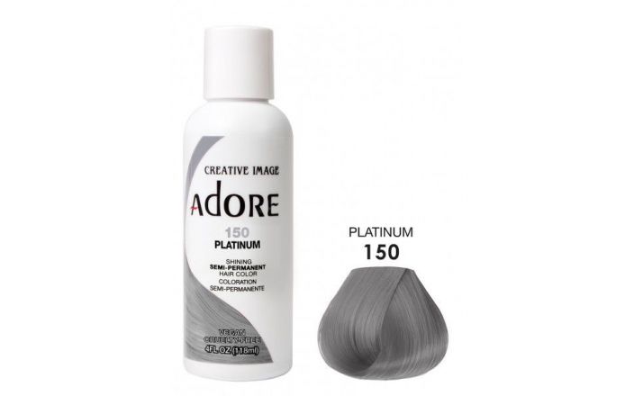 Adore Semi Permanent Hair Color 150 - Platinum 118 ml