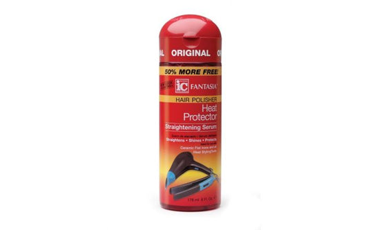 Fantasia Hair Polisher Heat Protector Straightening Serum 6oz
