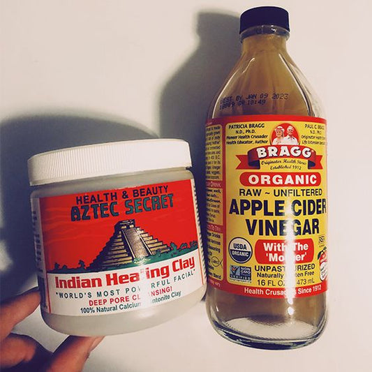 Apple cider vinegar and Aztec bentonite clay. | Aztec clay, Aztec clay mask