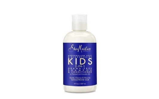 Shea Moisture Kids Marshmallow Root & Blueberries 2in1 Shampoo & Conditioner 8oz