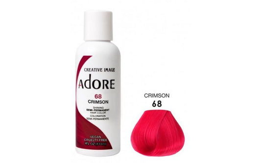 Adore Semi Permanent Hair Color 68 - Crimson 118 ml