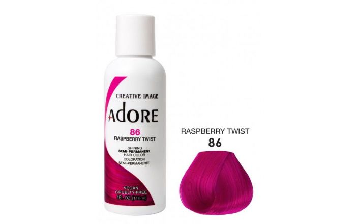 Adore Semi Permanent Hair Color 86 - Raspberry Twist 118 ml