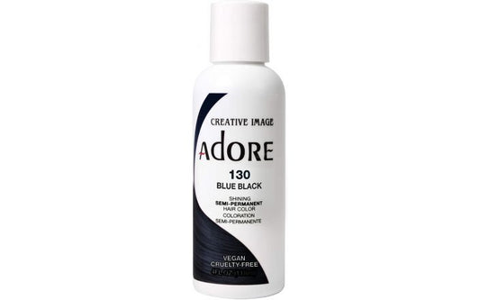 Adore Semi Permanent Hair Color 130 - Blue Black 118ml