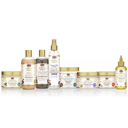 African Pride - Moisture Miracle Collection Set (8Pcs)