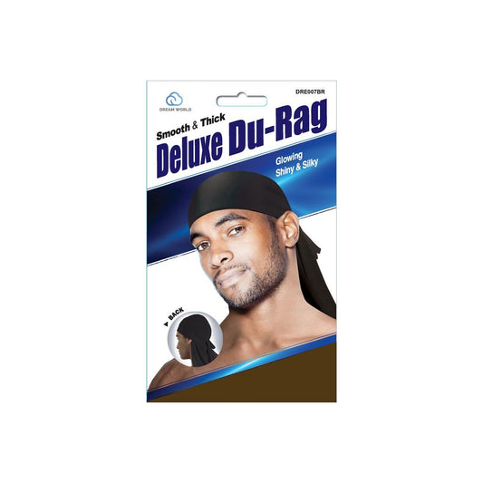 Dream World Deluxe Du-Rag DRE007BR brown