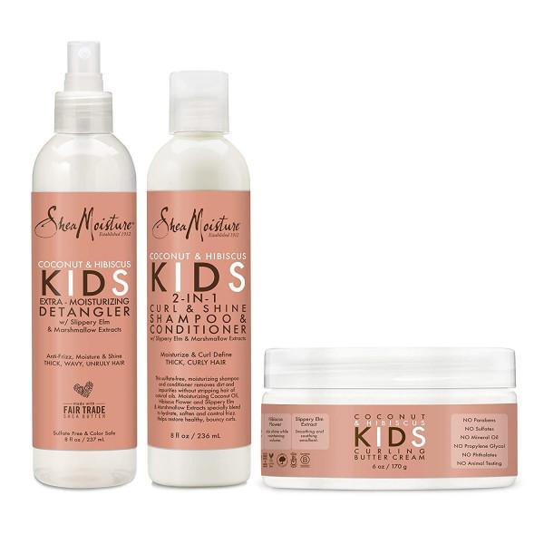Shea Moisture – Coconut & Hibiscus Kids Set (3stuks)