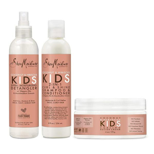 Shea Moisture – Coconut & Hibiscus Kids Set (3stuks)