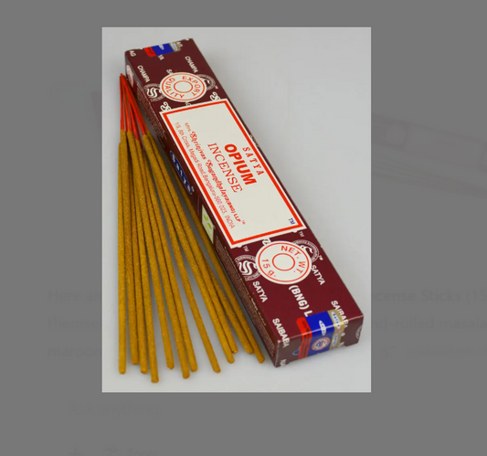 Satya Incense Sticks - Opium - 15 sticks