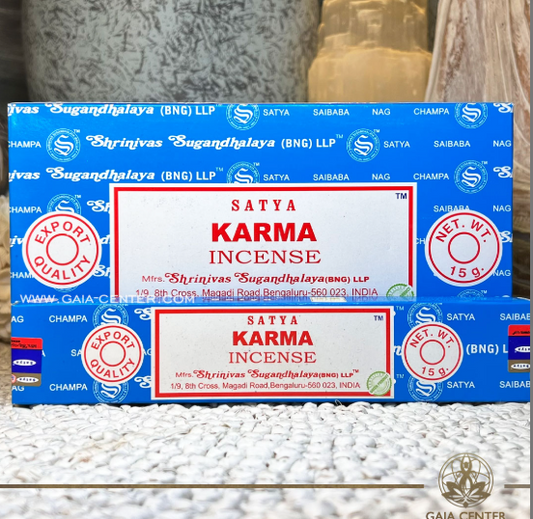 Incense Satya Karma - 15 g - (9 packs)