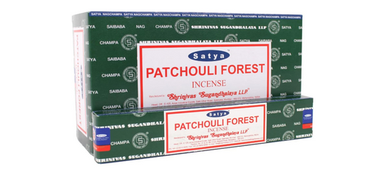 Satya Incense Patchouli - box with 12 packets of 15 grams