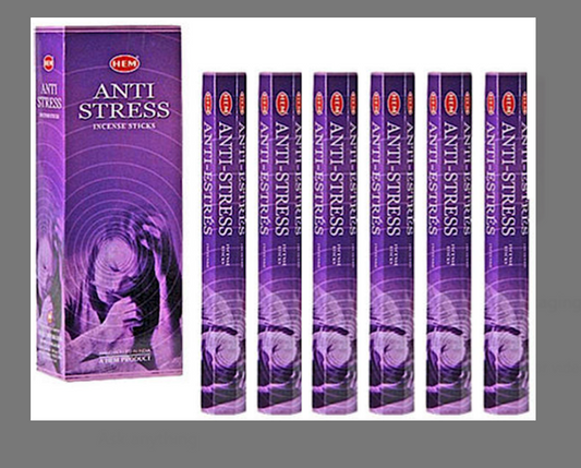 3 packs of incense sticks Anti Stress - 60 sticks