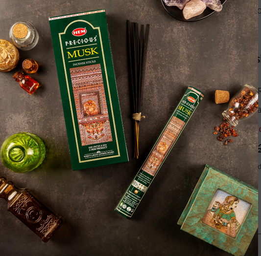 HEM Incense - Precious Musk - Slof (6 packs/120 sticks)