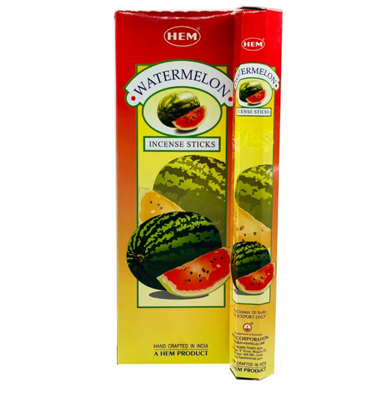 HEM Incense - Watermelon - Slof (6 packs/120 sticks)