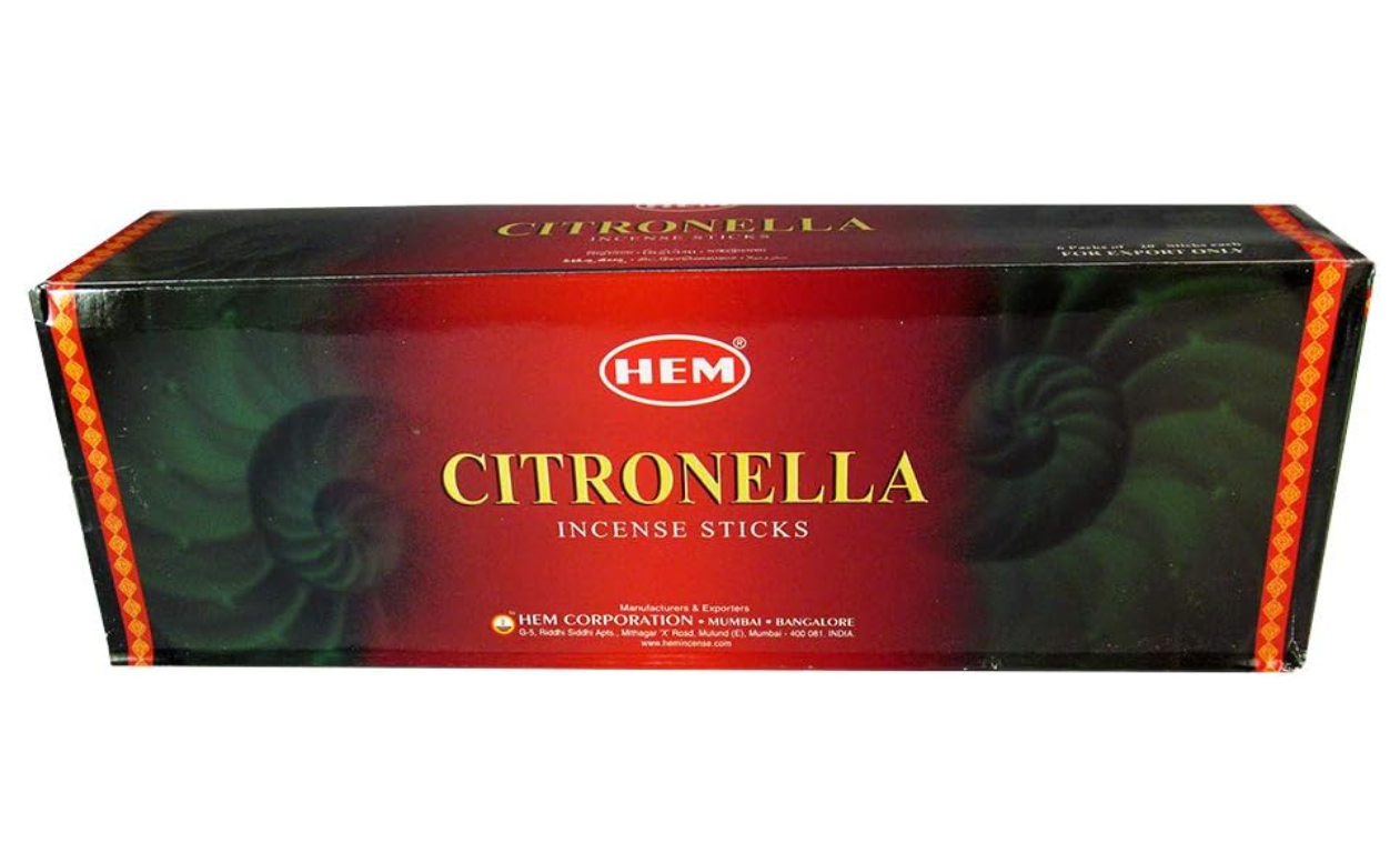 HEM INCENSE - Citronella - Slof (6 packs/120 sticks)
