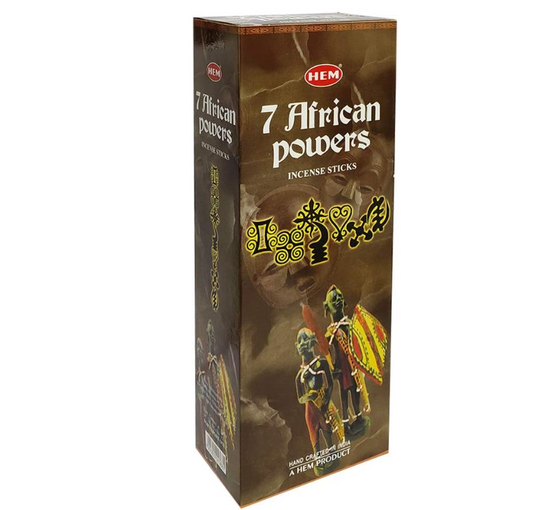 HEM Incense 7 African Powers (6 packs)