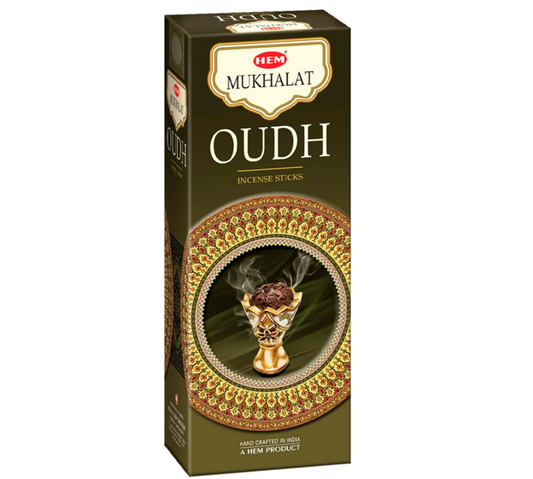 HEM Incense Mukhalat Oudh (6 packs)
