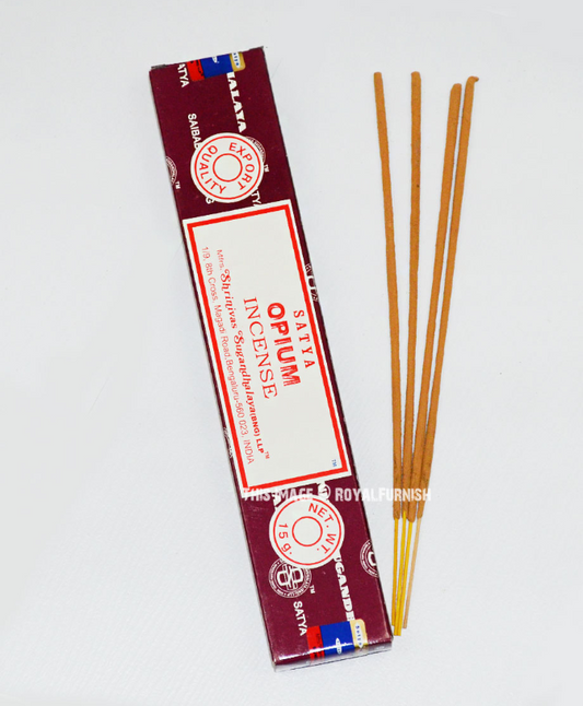 Satya Nag Champa incense sticks - Opium - 15 grams