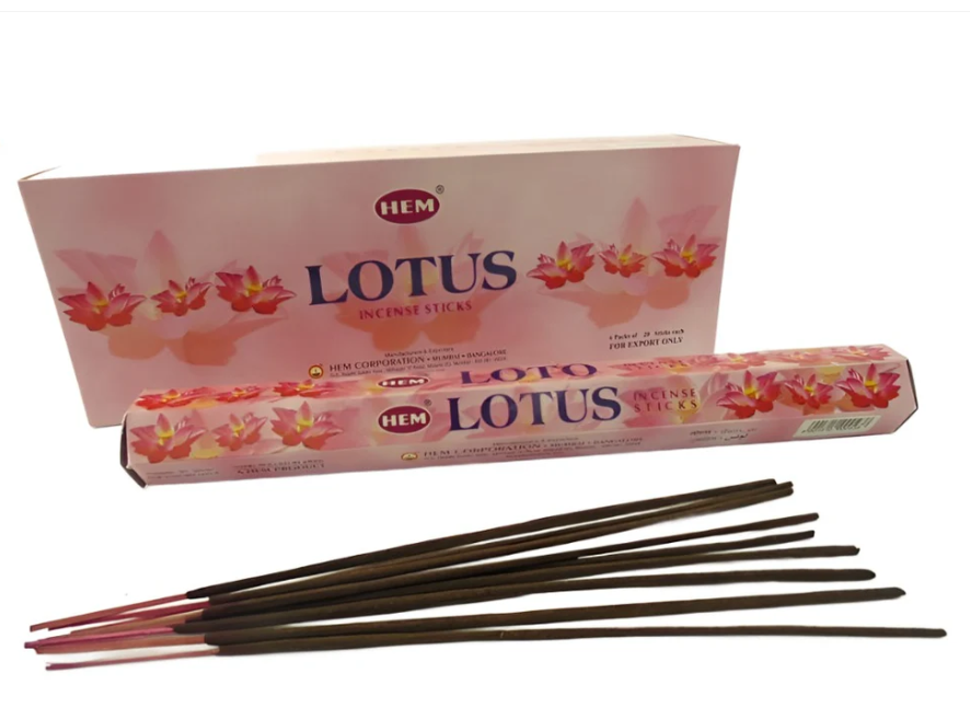 3 packs of Lotus incense sticks - 60 sticks