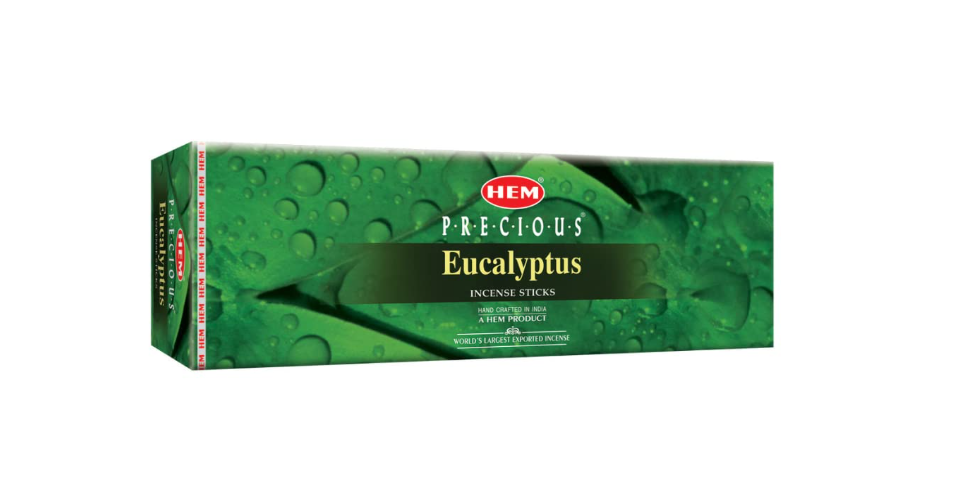 HEM Incense - Eucalyptus - Slof (6 packs/120 sticks)