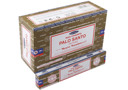 Incense sticks Satya Palo Santo (12 packs of 15 grams)