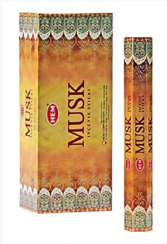 HEM Incense - Musk - Slof (6 packs/120 sticks)
