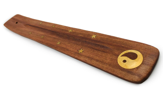 Incense holder wooden board Yin Yang