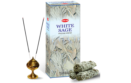 HEM Incense - White Sage - Slof (6 packs/120 sticks)