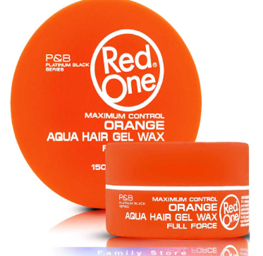 6x RedOne Hair Wax – Aqua Hair Wax Orange