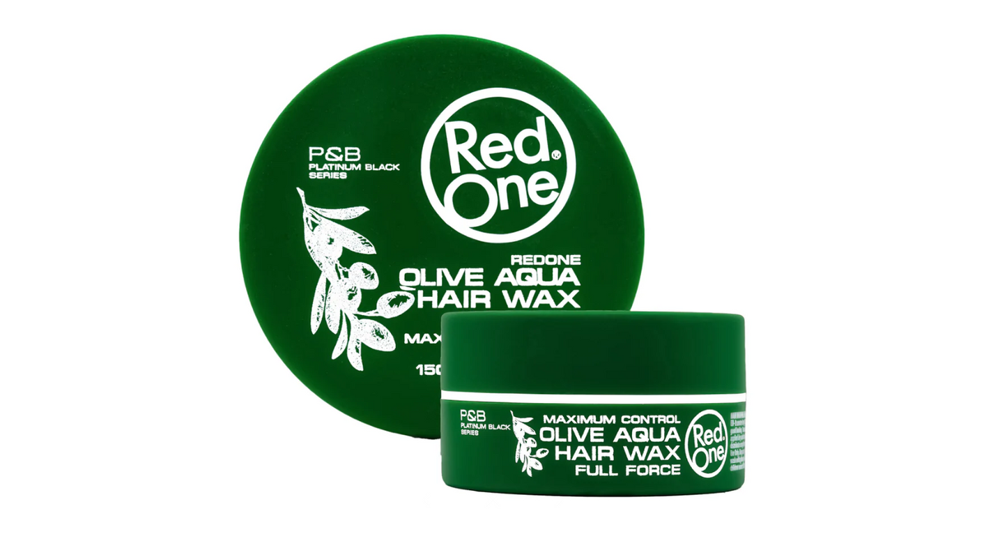 6x RedOne Hair Wax – Aqua Hair Wax Olive