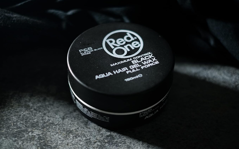 Red One Black Aqua Hair Gel Wax 150ml