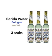 Florida Water - 3 pieces - 221 ml - Cologne New York - Murray & Lanman Florida Water + 50 gram Vardaan Palo Santo Holy Wood