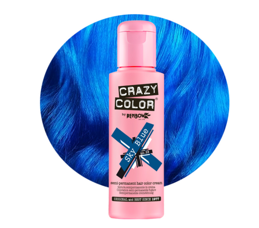 Crazy Color Sky Blue 100ml - Hair Dye