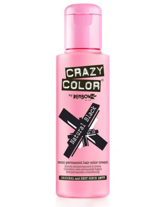 Permanent Color Black Crazy Color Nº 32 (100 ml)