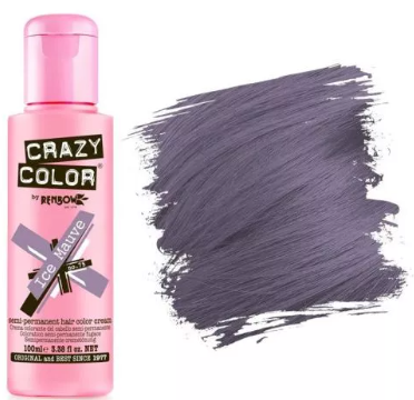 Crazy Color - Ice Mauve Metallic Semi permanent hair dye - Purple