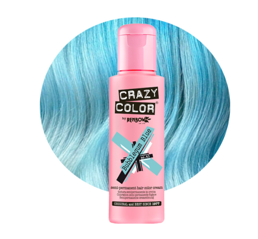 Crazy Color Bubblegum Blue 100ml - Hair Dye