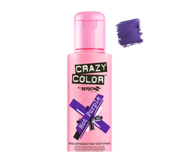 Crazy Color Hot Purple 100ml - Hair Dye