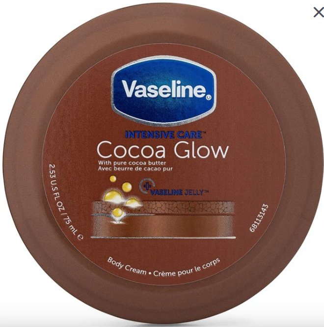 Vaseline Body Cream Cocoa Glow 75 ml