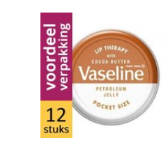 Vaseline Lip Therapy Cocoa Butter 12 stuks