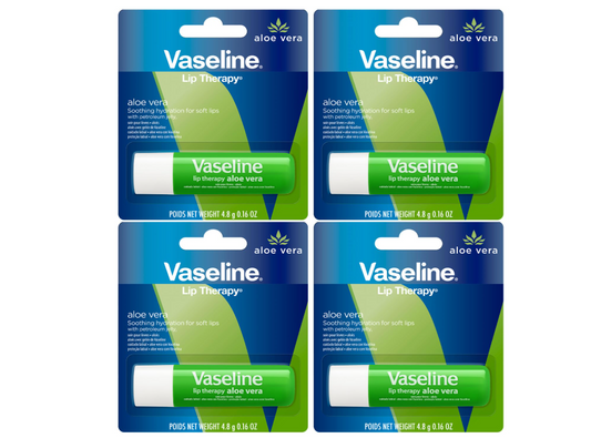Vaseline Aloe Vera Lip Balm - 6 x 4.8 g