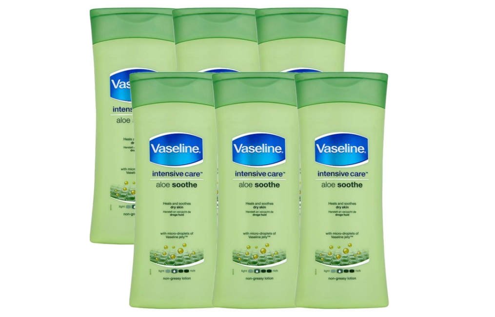 Vaseline Aloe Soothe Body Lotion - 400 ml -set of 6