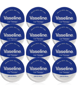 12 x Vaseline Lip Balm | Lip Therapy original | Original Vaseline Lip Balm