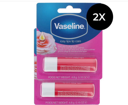 Vaseline Lip Therapy Duopack Lip Balm - Rosy Lips