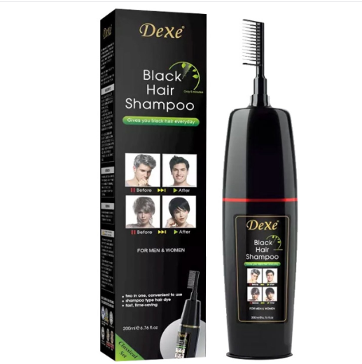 Dexe - Black Hair Shampoo - 200 ml