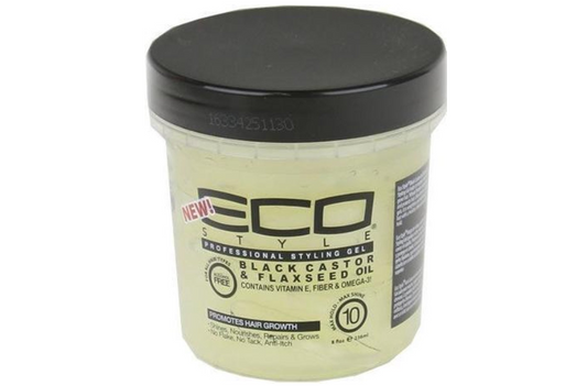 EcoStyler Black Castor & Flaxeed Oil Gel - 236ml