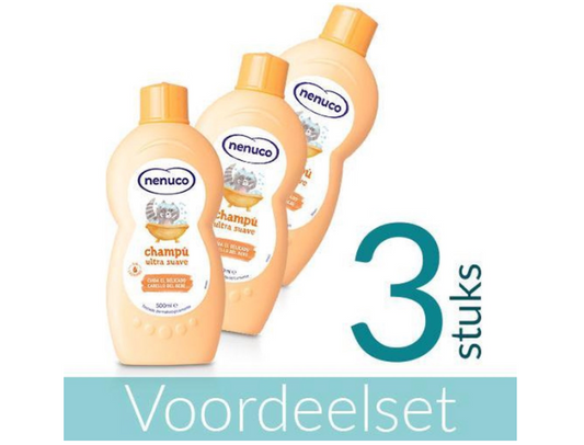 PROMO 3 pieces Nenuco Shampoo Extra Soft 500ml